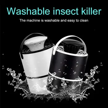 

UV Light PP Indoor Mosquito Trap Electronic Mosquito Killer Durable Pest Controll Repellent Bug Mosquito Killer Lamp Bed Room