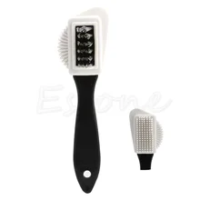 3 боковыми Набор щеток для чистки для замшевая кожаная обувь из нубука сапоги пятновыводитель пыли