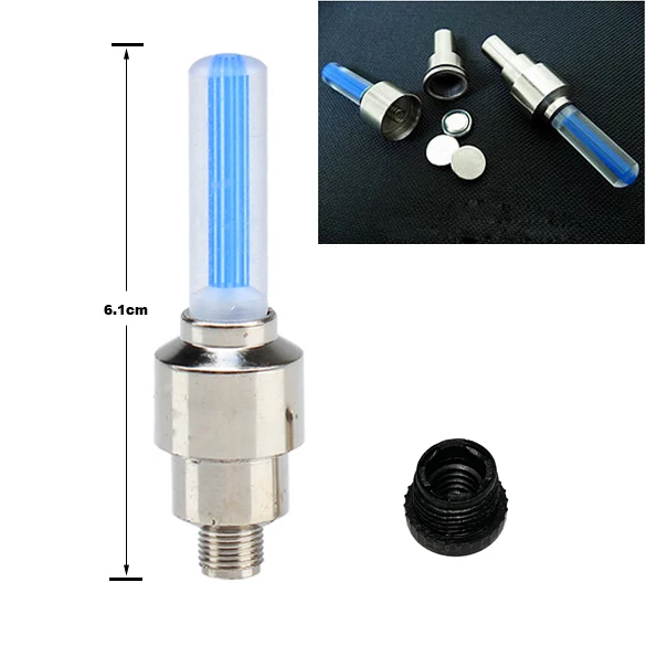 Новинка 2 шт. светодиодный подсветка для велосипедного колеса с аккумулятором