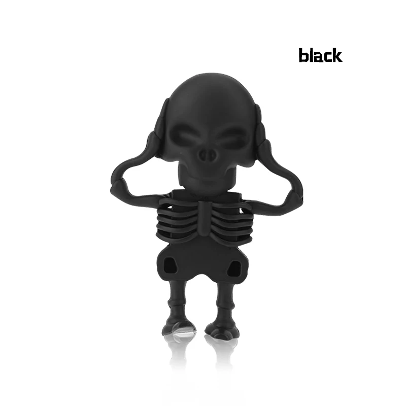 Skeleton Model USB Flash Drive 4GB 8GB 16GB 32GB 64GB real capacity pen drive 128gb 256gb usb stick flash Memory Stick Drives cheap flash drives