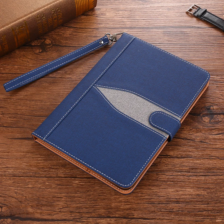 Для iPad 9,7 чехол джинсовый ремешок A1822 A1893 из искусственной кожи Магнитный авто-Спящий стенд Funda для iPad 9,7 чехол