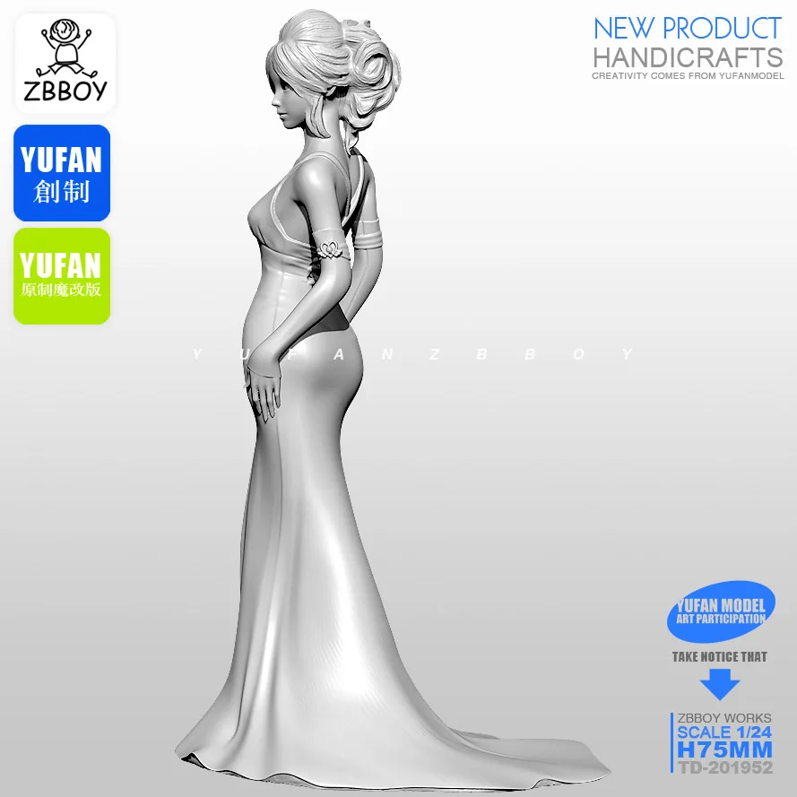 

1/24 Смола Модели наборы солдат DIY игрушка Самосборная TD-201952