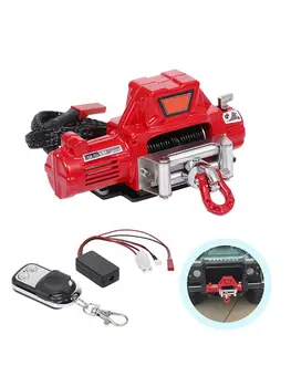 

1 Set Automatic Crawler Winch Wireless Remote Controller Receiver Set Simulation Accessory For 1/10 RC Climbing Car