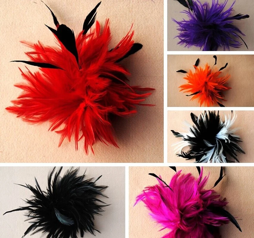 5 Wholesale Black Flower Crystal Hair Bow Clip *US Seller* Top Dance Party