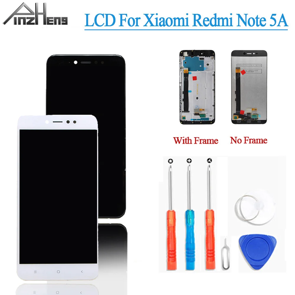 Оригинальный ЖК дисплей PINZHENG AAAA для Xiaomi Redmi Note 5A с дигитайзером в сборе
