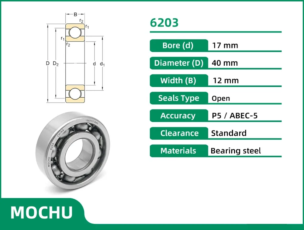 6203 MOCHU BEARINGS