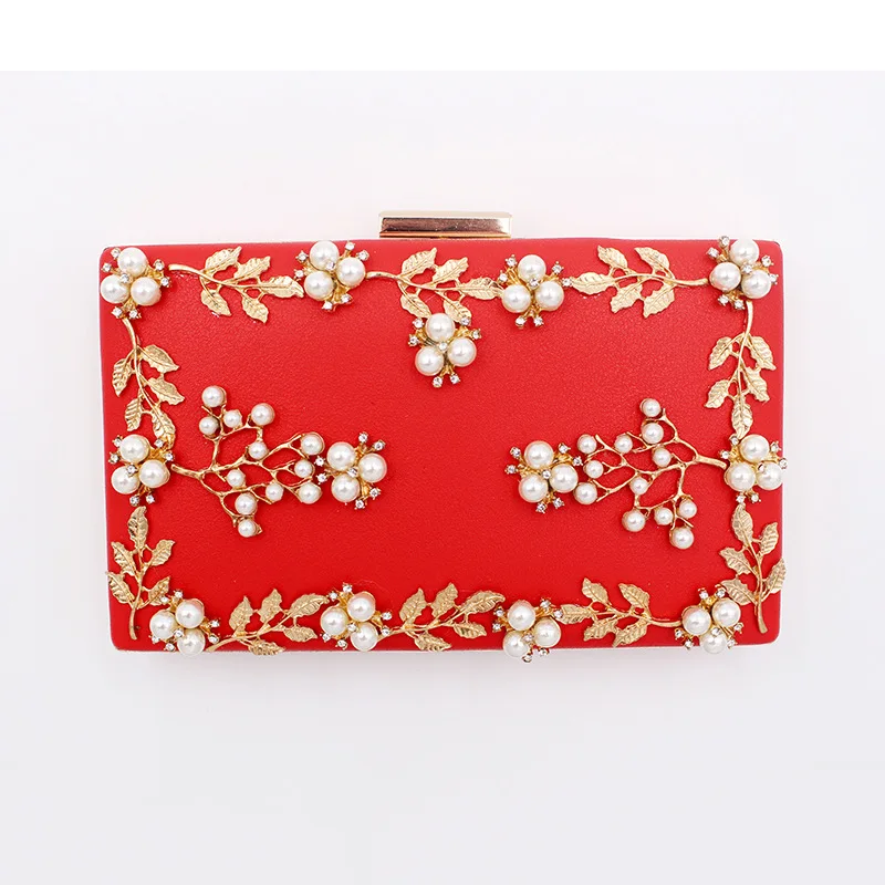 

2019 Fashion evening bag diamond flower Clutch Bag Wedding luxury handbag banquet party purse women's Shoulder bag Day Clutches
