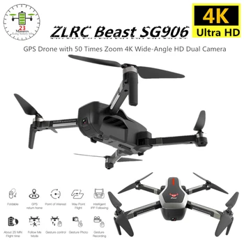 

ZLRC SG906 RC GPS Drone 4K Optical Flow Quadrocopter with 5G WIFI Camera Selfie Dron Foldable Quadcopter VS SJRC F11 PRO X9