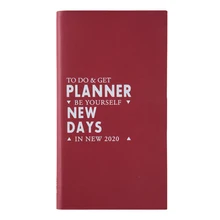 Планировщик Органайзер еженедельник ежемесячный А6 расписание годовой дневник еженедельник ежемесячный ежедневник бумага для органайзера блокнот А6 повесток дня