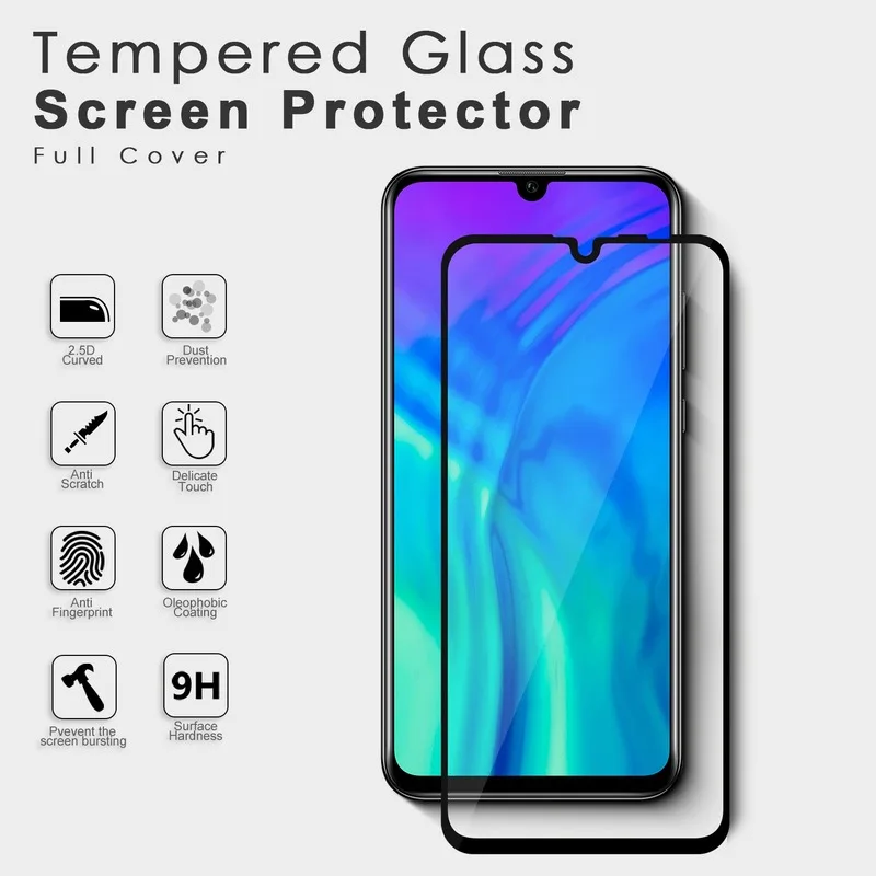 Защитное стекло Full Honor 9 Lite для Huawei Honor 9 8 10 20 Light 8lite 9lite 10Lite 20lite защита для экрана закаленное