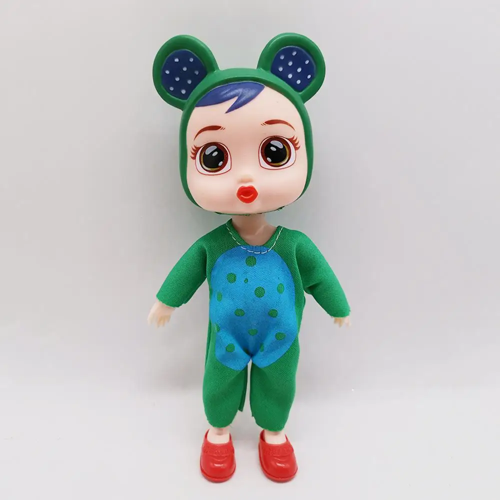 Мини Детские куклы 13 шарнирная подвижная BJD кукла милая голова животного с одеждой обнаженное тело 16 см модные куклы игрушки - Цвет: F