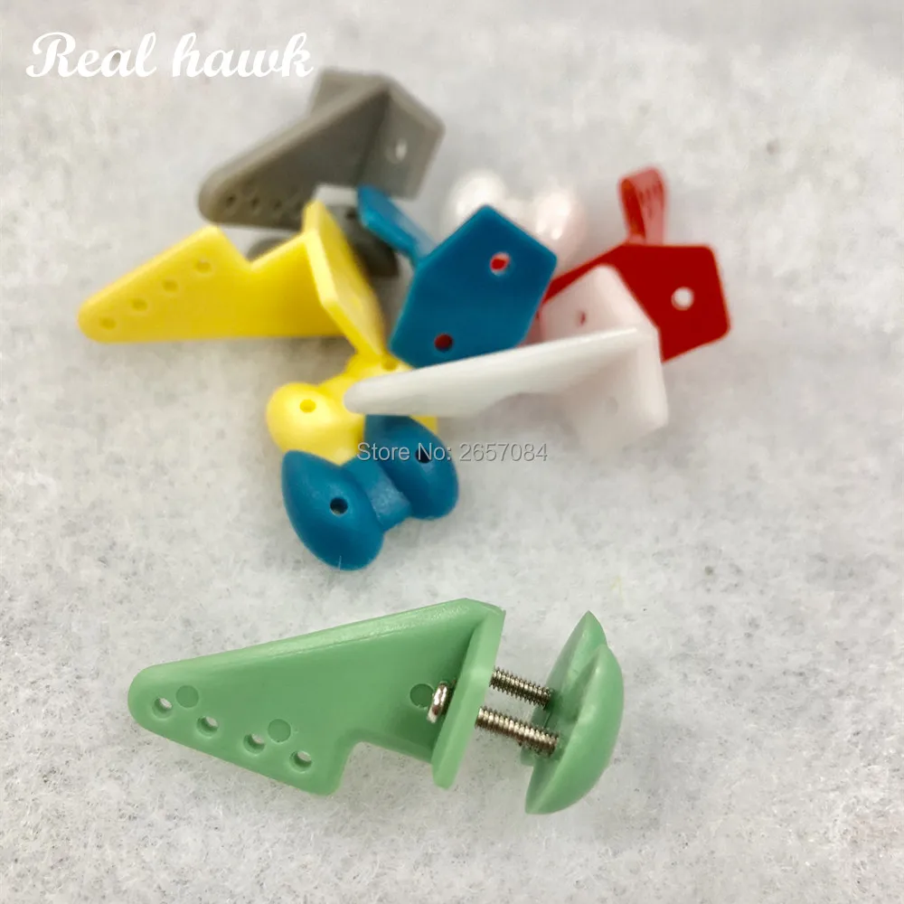 10 компл./лот 6 цветов с винтовыми булавками M2x20mm 20x27 4 отверстия L20xH27 RC Самолеты