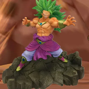 

17cm Dragon Ball Super Saiyan 3 Broly Action Figure Japan Anime Models Pvc Gifts Figures Broli Colection Toys