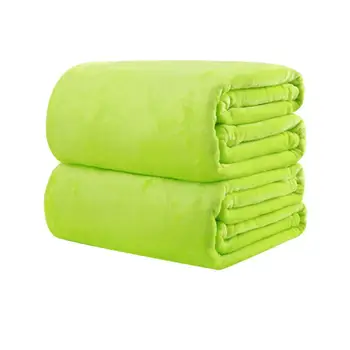 

GloryStar Soft Solid Color Warm Throw Blanket for Sofa Home Supplies