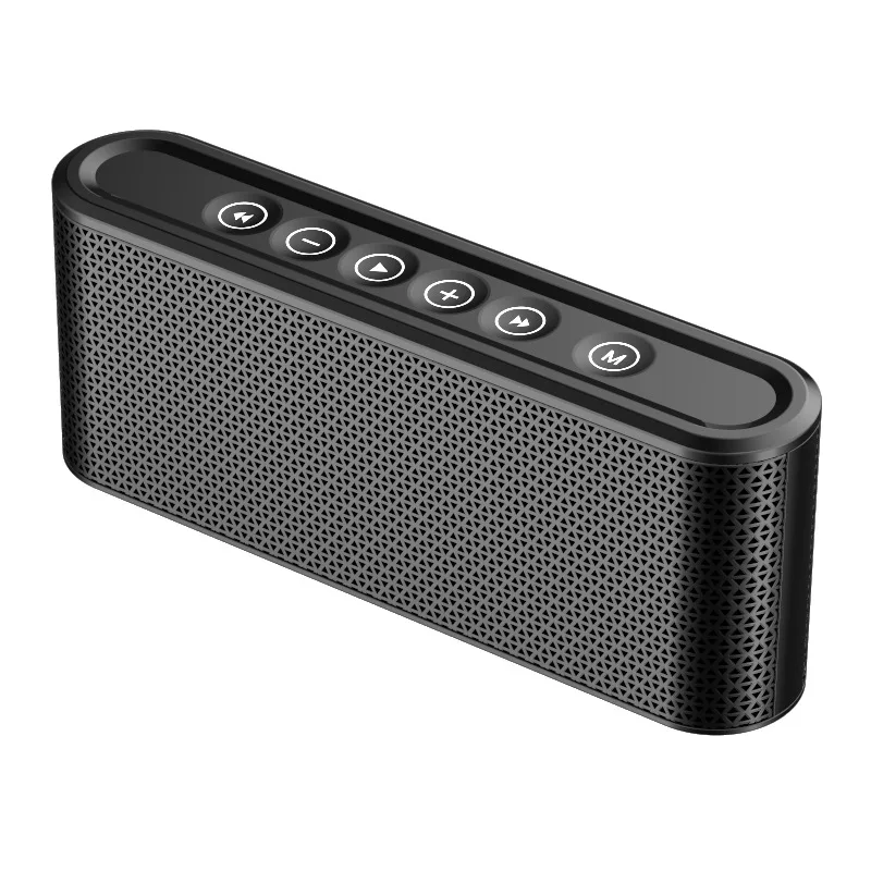 Беспроводной bluetooth-динамик с тяжелым Сабвуфер Бумбокс колонки домашнего кинотеатра Мобильный блок питания Caixa De Som Altavoz F4079B - Color: Black