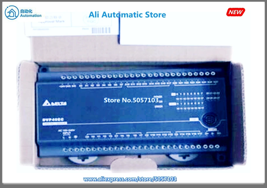 DVP40EC00T3 40-точка хоста 24DI 16DO Силовые транзисторы NPN 24Vdc 0.5A 4-канальный 20K вход и выход общая пропускная способность 80KRS-232 RS-485