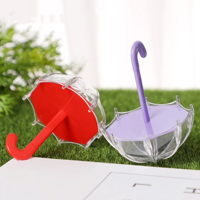 de plástico transparente dulces, Mini paraguas creativo, para regalo de boda, fiesta, Dec