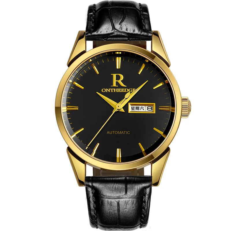 2021 new quartz watches men/woman leather week calendar watch waterproof 30M pin buckle diameter 38mm wrist watches for men woma 