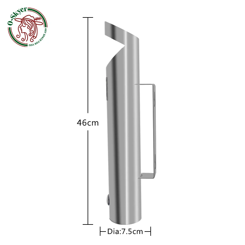 OSKYER настенная металлическая пепельница с замком пепельницы Из Нержавеющей Стали нержавеющий пепельница для сигарет подходит для наружного использования