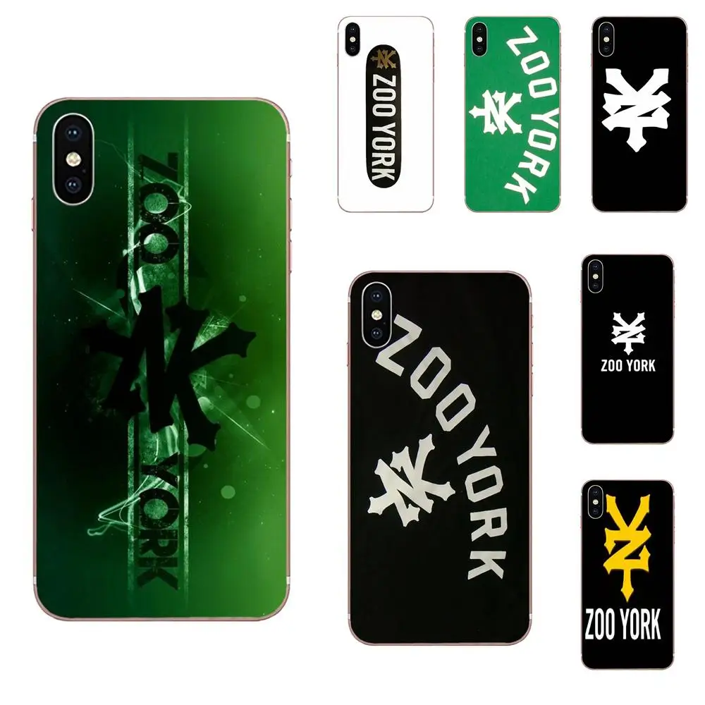 

For Apple iPhone 4 4S 5 5C 5S SE 6 6S 7 8 Plus X XS Max XR Vertical Phone Case Zoo York Fashion Clothing Brand Logo