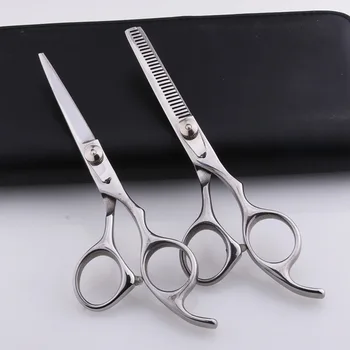 

Set Send Hairdressing Scissors Knife Industry Hairdressing Scissors Hair Cut Scissors Sub-Cut Thinning Scissors Hairdressing Sci