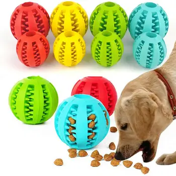 

Multi-function Pet Rubber Ball Chew Pet Dog Puppy Teething Dental Healthy Treat Clean Toy for Chihuahua Puppy dog accessories