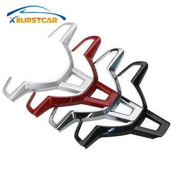 

Xburstcar Car Steering Wheel Buttons Cover Trim Fit for Skoda Kodiaq Octavia A7 Rapid Yeti Superb Accessories Car Styling