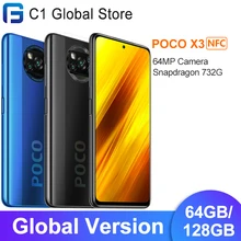 Global Version Xiaomi POCO X3 NFC 6GB 64GB / 128GB Smartphone Snapdragon 732G Octa Core 6.67" Pocophone 64MP Quad Camera 5160mAh