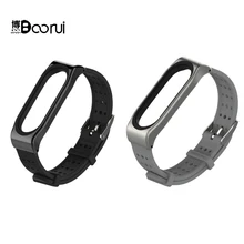 Mi jobs силиконовый ремешок для Xiaomi mi Band 3 ремешок для часов Браслет замена mi band 3 аксессуары дышащий водонепроницаемый mi 3 ремешок