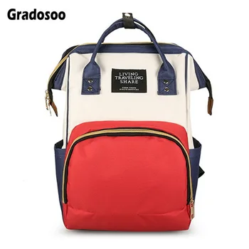 

Gradosoo Multifunction Backpack Fashion Mummy Maternity Nappy Bags Diaper Baby Bags Travel Maternity Bag Baby Nursing Bag LBF542