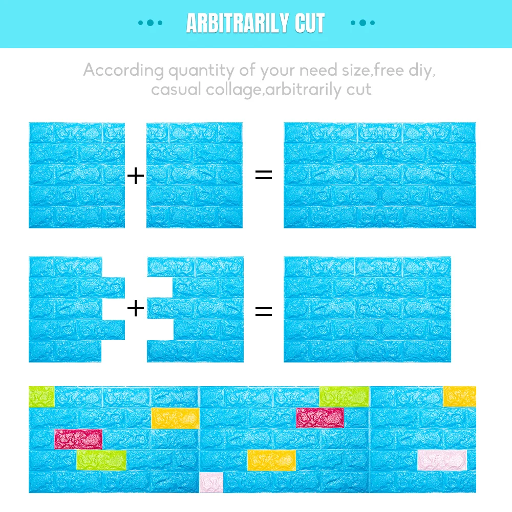 Настенные 3D стикеры из вспененного материала|Наклейки на стену| |