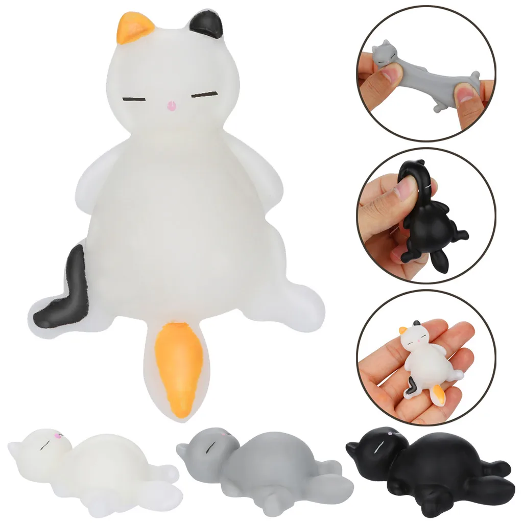 Lovely Animal Cat Squishy Healing Squeeze Fun Kid Toy Gift Stress Reliever Decor 