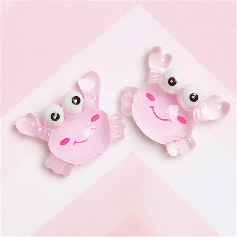10pcs toy 1 10 шт. DIY слизи Кристалл пентаграмма краб украшения ремесла наполнитель чистая грязь, пластилин поставки глина аксессуары игрушки для детей - Цвет: 10pcs toy 1