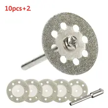 Lames de coupe en diamant, foret + 2 mandrins pour nettoyeur de carreaux, disques de coupe de beauté, outil domestique 10 pièces