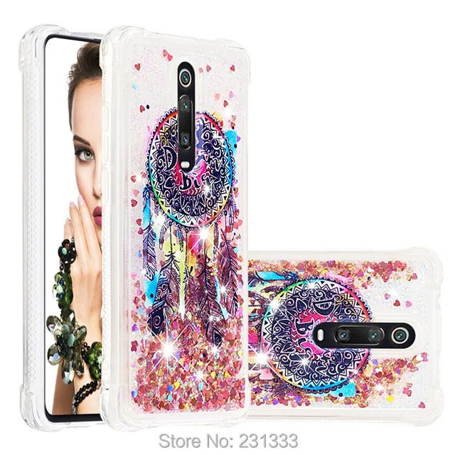 Для Xiaomi Redmi K20 7A для huawei P20 Lite ударопрочный жидкий Блестящий Мягкий чехол из ТПУ с 3D рисунком Совы роскошный чехол 100 шт