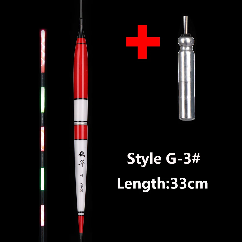 Style G- 3 Умный поплавок для рыбалки, сигнализатор укуса рыбы, приманка для укуса, светодиодный светильник, автоматическое изменение цвета, ночной электронный сменный буй, умный удар - Цвет: Style G- 3