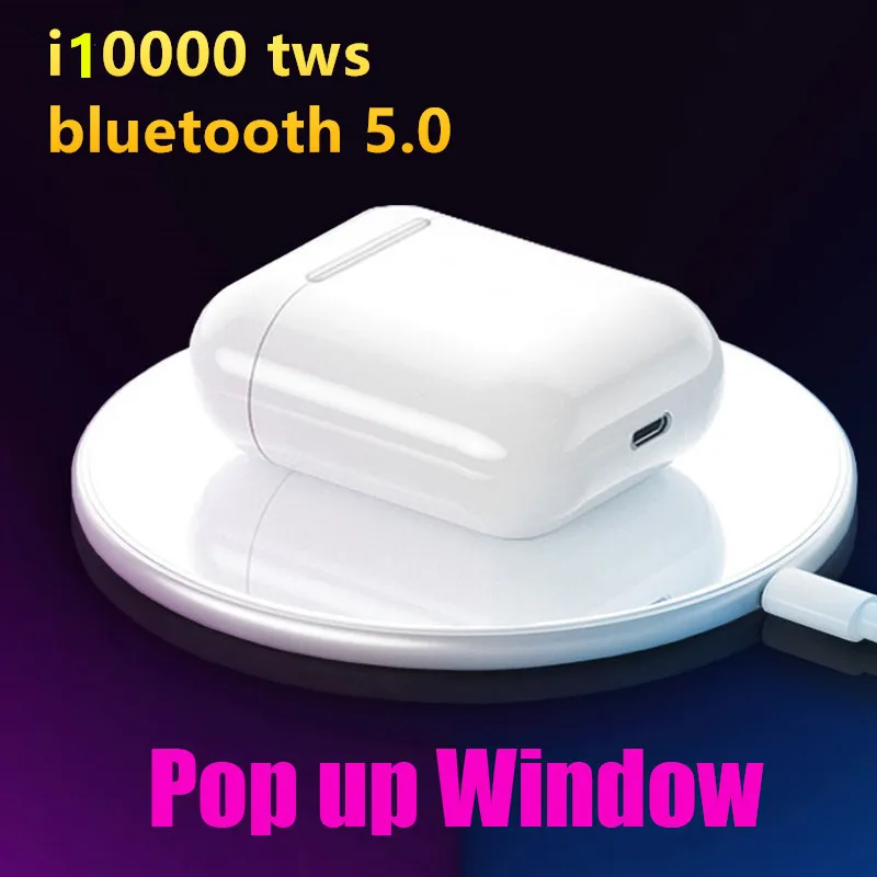 

i10000 tws in-ear Touch Control Bluetooth 5.0 Headset Wireless Charging earphone 1:1 PK i200 i500 i1000 i2000 i5000 i9000 tws