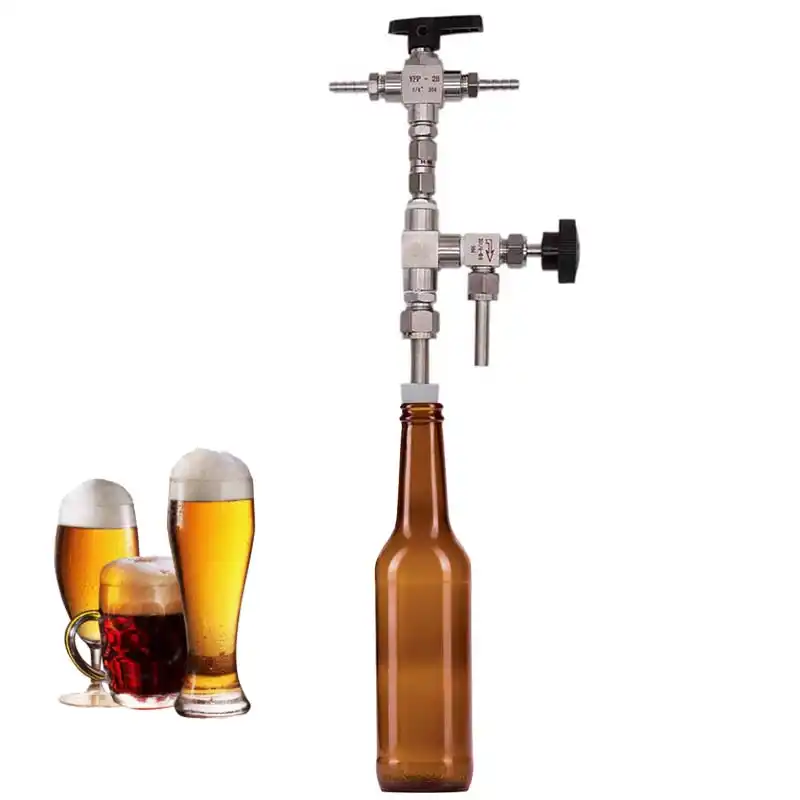 Beer Bottle Filler,Counter Pressure Beer Gun Food Grade Stainless Steel