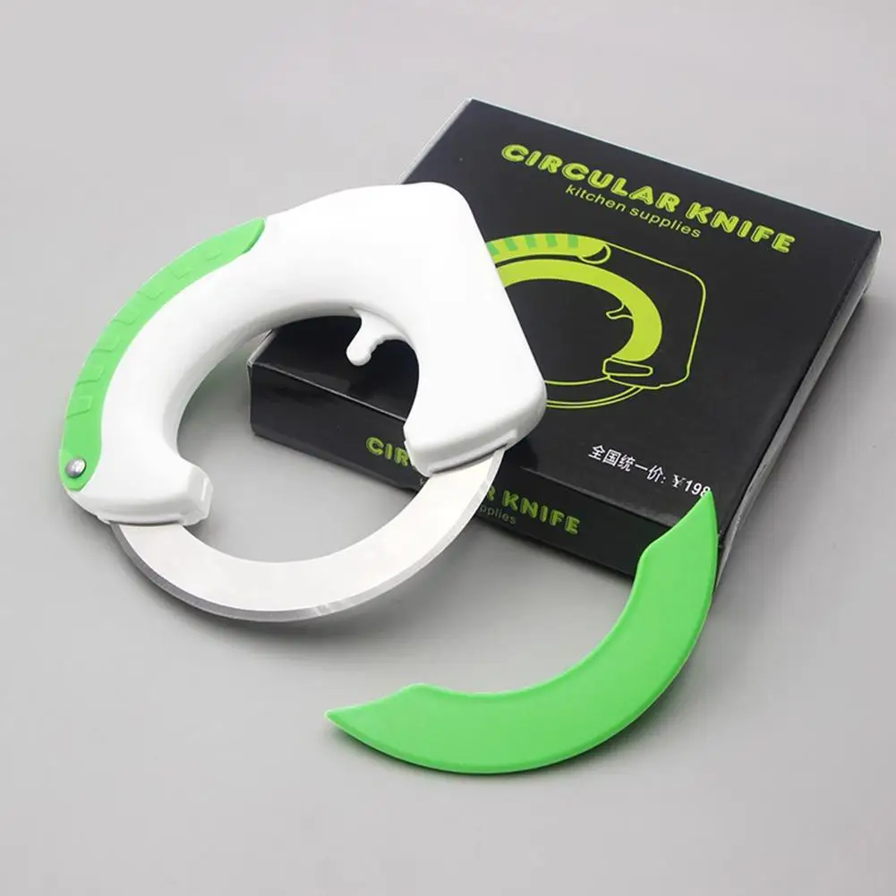 Wheel Knife Cutting Dish Rolling Knife Stainless Steel Wheel Knife Circular Kitchen Cutter Pizza Pastry Cutter Chopper Artifact Wheel Knife Cutting Dish Rolling Knife Stainless Steel Wheel Knife Circular Kitchen Cutter Pizza Pastry Cutter Chopper Artifact