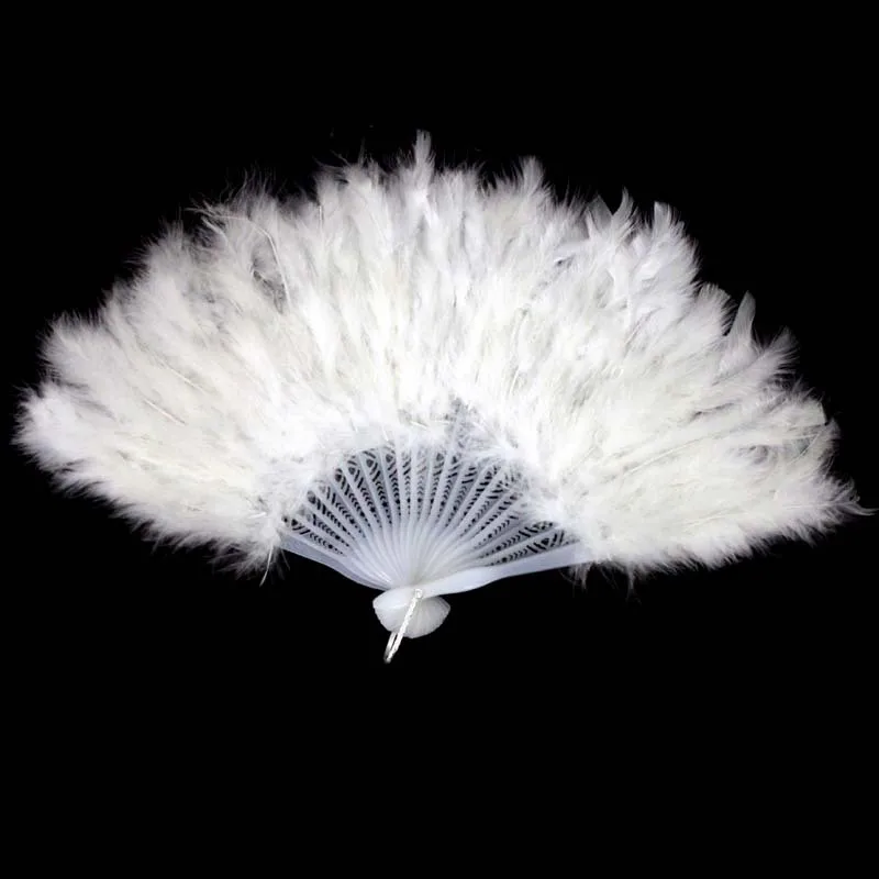 Halloween Feather Fan Folding Fluff Dance Wedding Party Catwalk Props Accessories Home Decoration | Дом и сад