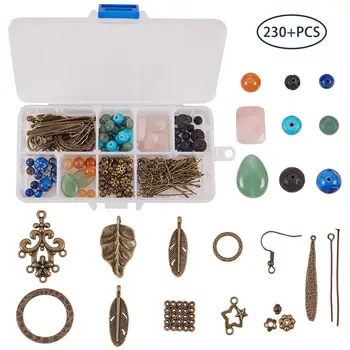 

1 Box DIY Earring Making Set, Mixed Color