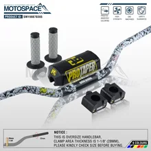 Руль для Pro Taper Pack Bar 1-1/" Mulisha ручка бар колодки Захваты Pit Pro Гонки Грязь велосипед ямы мотоцикл с адаптер cnc