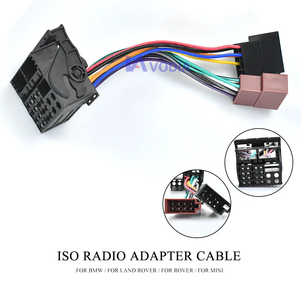 Adaptador ISO para radio de coche Land Rover, BMW, Rover Defender 2 - ISO  10487 (m)