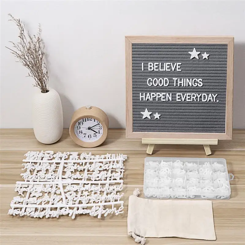 

STOBOK 1 Set Felt Letter Board Vintage Creative Practical Felt DIY Message Board for Craft Classroom Restaurant Announcement