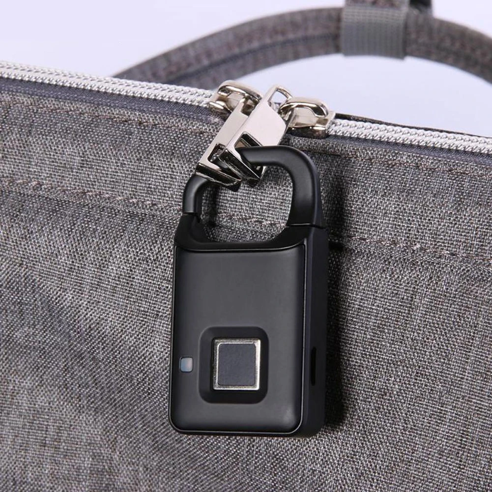 P4 замок отпечатков пальцев USB Перезаряжаемый без ключа Противоугонный чемодан дверной замок