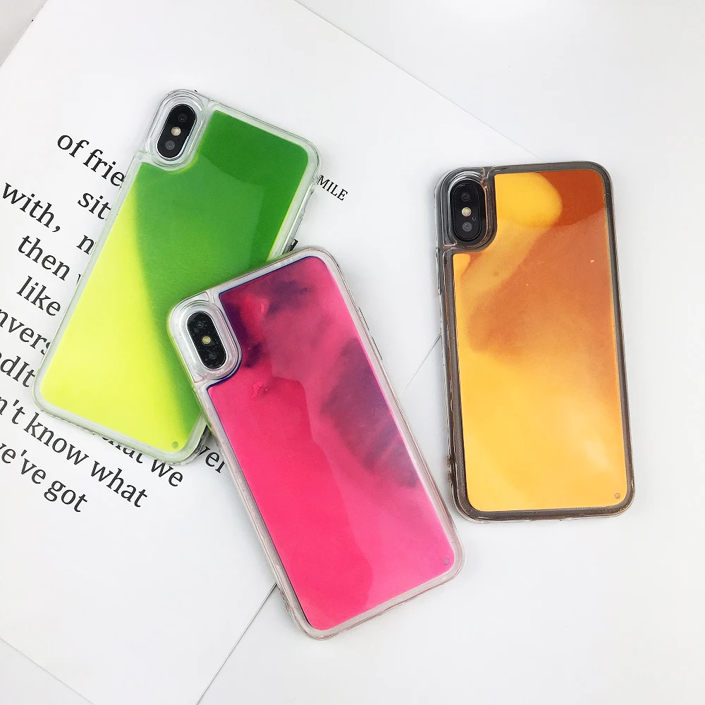 Оболочка мобильного телефона для iPhone 11pro мягкая задняя крышка жидкий силиконовый чехол для телефона неоновый светильник quickstand чехол 11pro