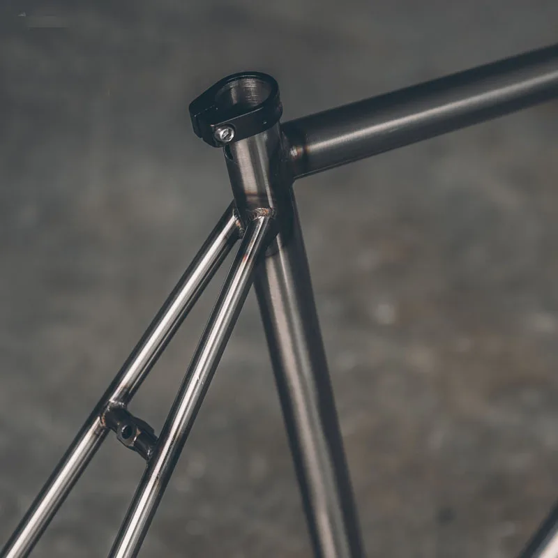 Fixie велосипедная Рама Reynolds 525 хромированная молибденовая стальная рама для шоссейного велосипеда с рифленой рамой на заказ 650C 700C велосипедная Рама