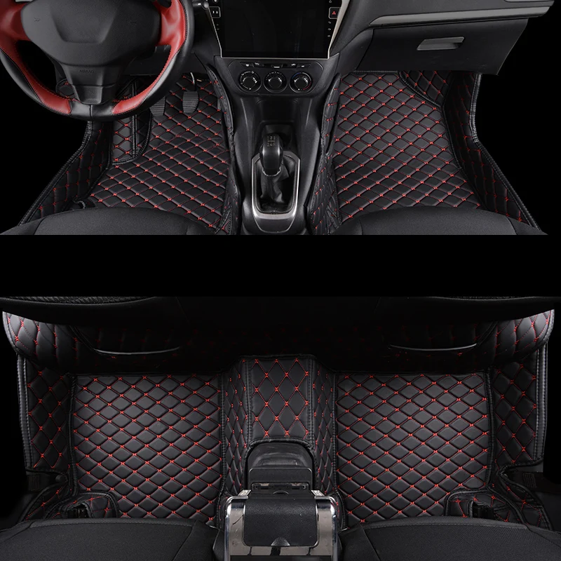 Кожаный Автомобильный напольный коврик Lsrtw2017 для Peugeot 301 Citroen C-elysee 2012-2021 2014 2015 2016 2017