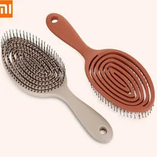 Xiaomi youpin Расслабляющая эластичная Массажная Расческа с эффектом памяти, эластичная портативная щетка для волос, Массажная щетка для мужчин и женщин, расчески для головы