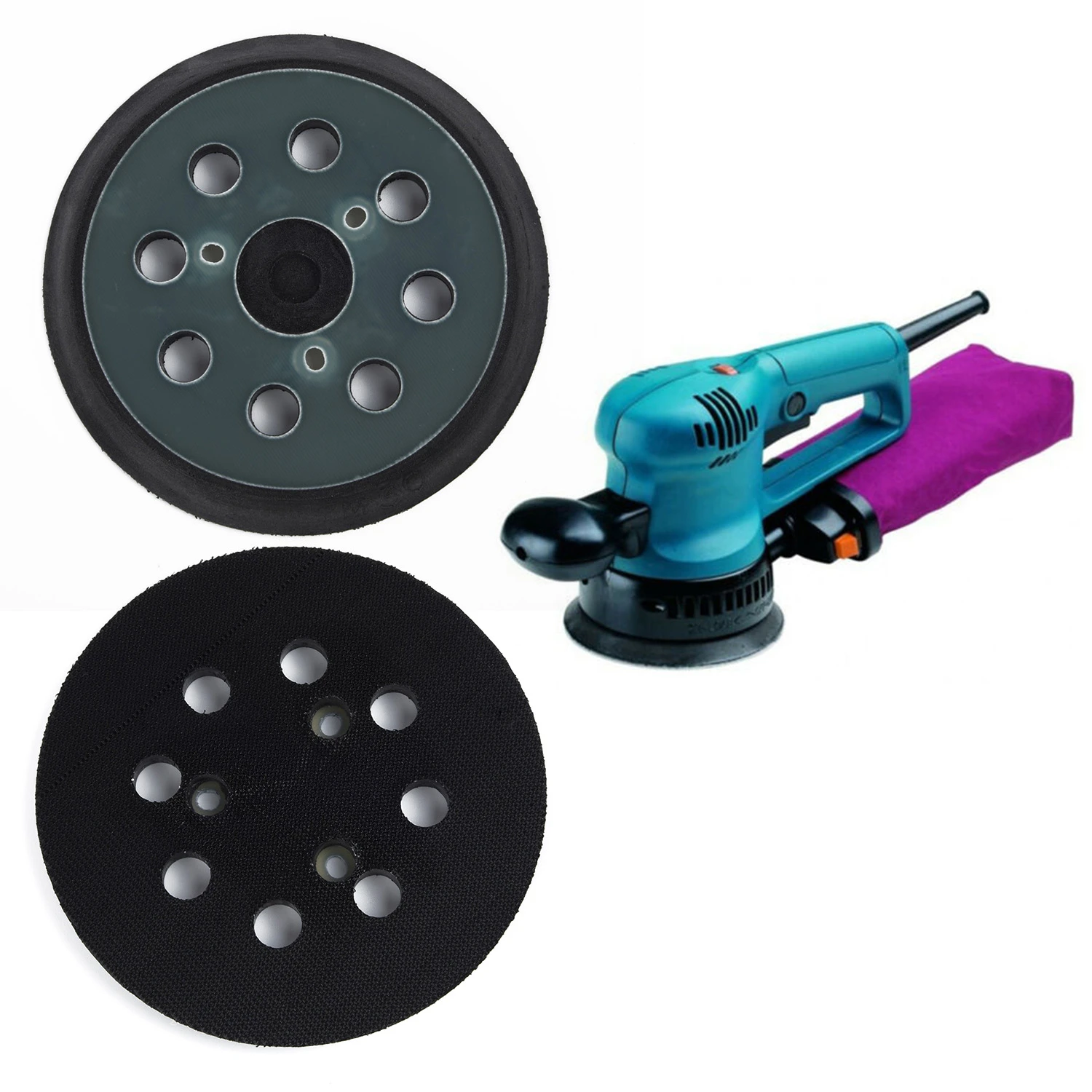 Sanding Backing Pad Round Sander Base For Makita Bo5010 Bo5021 Bo5041 Mt922 Mt924 M9202b For Milwaukee Ros 125 E Sander Disk New Sanders Aliexpress